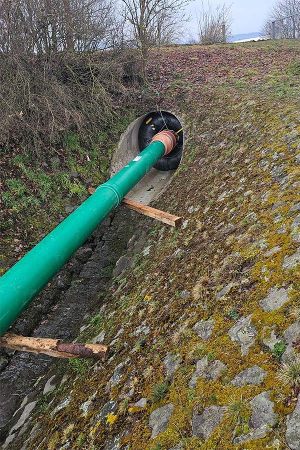 Thürer Wiesen Ableitung von nicht kontaminiertem Wasser